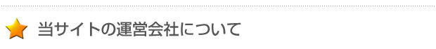 当サイトの運営会社について