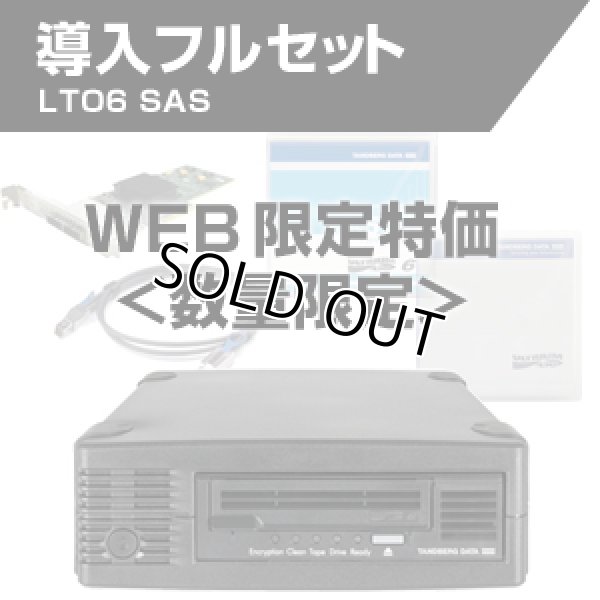 画像1: 【WEB限定】Tandberg Data LTO6 SAS HHシングルドライブ 導入フルセット 3535他 (1)