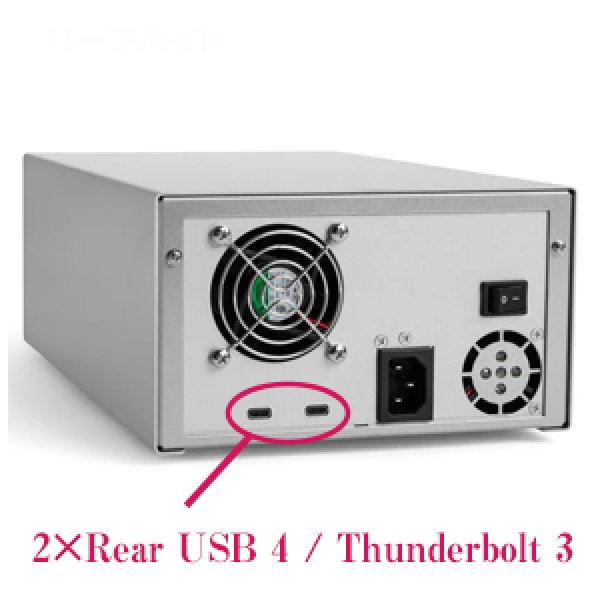 画像2: MagStor LTO9 Thunderbolt3 / USB4 Slim Desktop Tape Drive TAA TRB3-HL9-S (2)