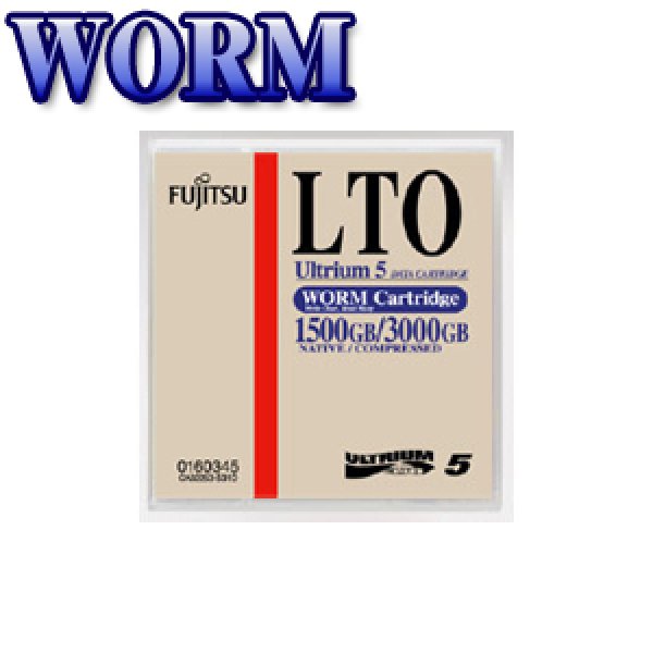 画像1: 富士通 LTO Ultrium5 データカートリッジ WORM 0160345 (1)