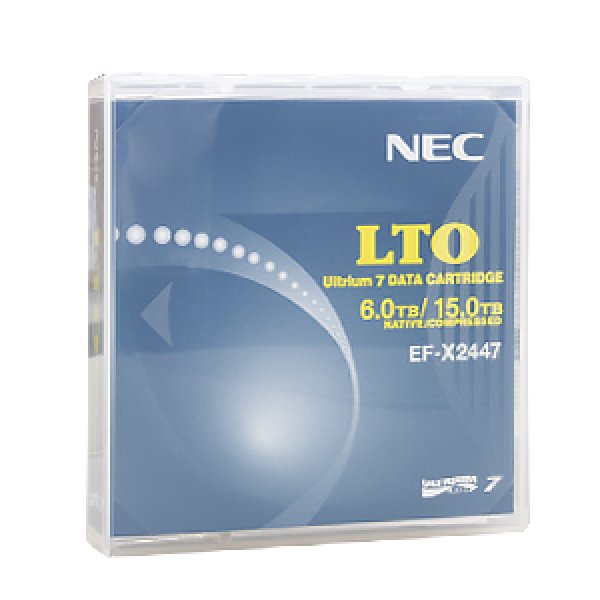 画像1: 【数量割引有】NEC LTOテープ LTO Ultrium7 EF-X2447 (1)