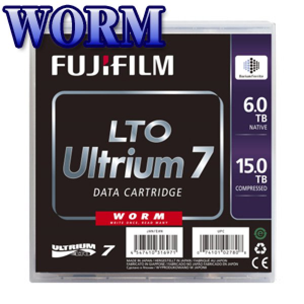 画像1: 富士フイルム LTO Ultrium7 LTO FB UL-7 WORM 6.0T ×5巻 (1)