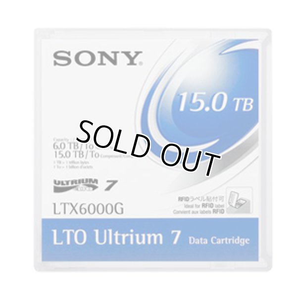 画像1: SONY LTO Ultrium7 データカートリッジ LTX6000G (1)