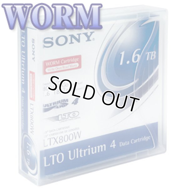 画像1: SONY LTO Ultrium4 WORM データカートリッジ LTX800WR (1)