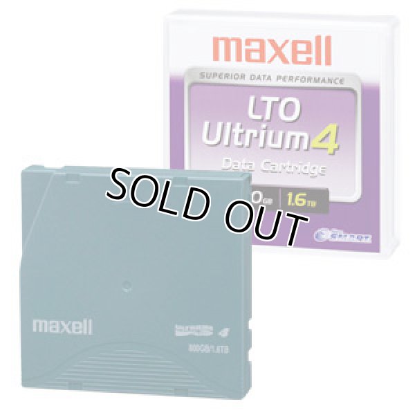 画像1: マクセル LTO Ultrium4 データカートリッジ LTOU4/800 XJ B (1)