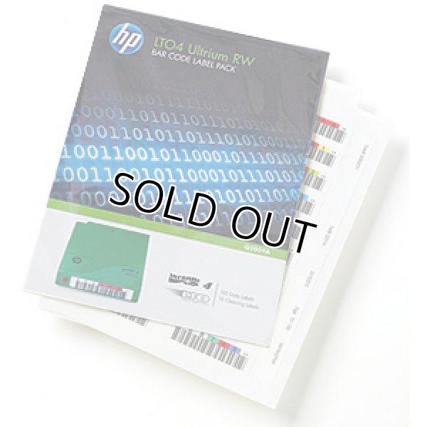 画像1: HPE LTO4 Ultrium RW バーコードラベル パック Q2009A (1)