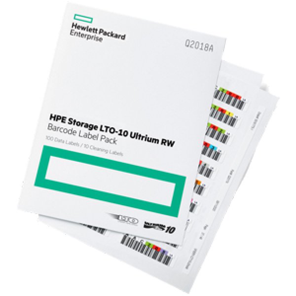 画像1: HPE LTO10 Ultrium RW バーコードラベル パック Q2018A (1)