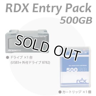 セット特価 RDX2000E｜Tandberg Data RDX エントリーパック 2TB RDX2000E