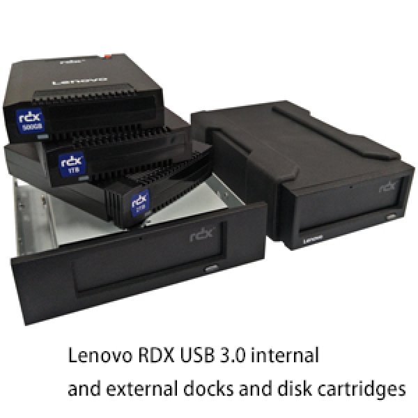 画像1: Lenovo ThinkSystem RDX 外付USB 3.0 ドッキングステーション 4T27A10725 (1)