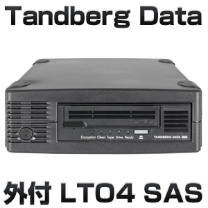 Tandberg Data LTO4 SAS HHシングルドライブ装置（外付） 3513