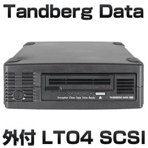 Tandberg Data LTO4 SCSI HHシングルドライブ装置（外付） 3503