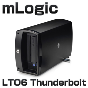 mLogic mTape Thunderbolt接続 デスクトップ LTO6 テープドライブ