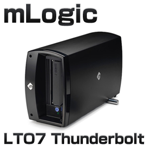 mLogic mTape Thunderbolt接続 デスクトップ LTO7 テープドライブ