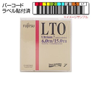 富士通 LTO Ultrium7 バーコードラベル付 0160423-P